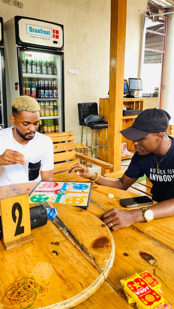 LinkUp Lagos members playing a table game