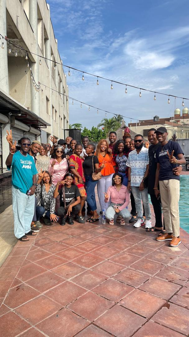 A relaxed moment at a LinkUp Lagos gathering